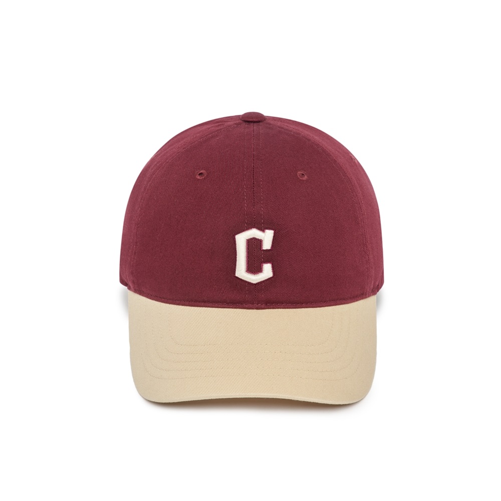 Nón MLB Basic Coloration Ball Cap Cleveland Guardians Red