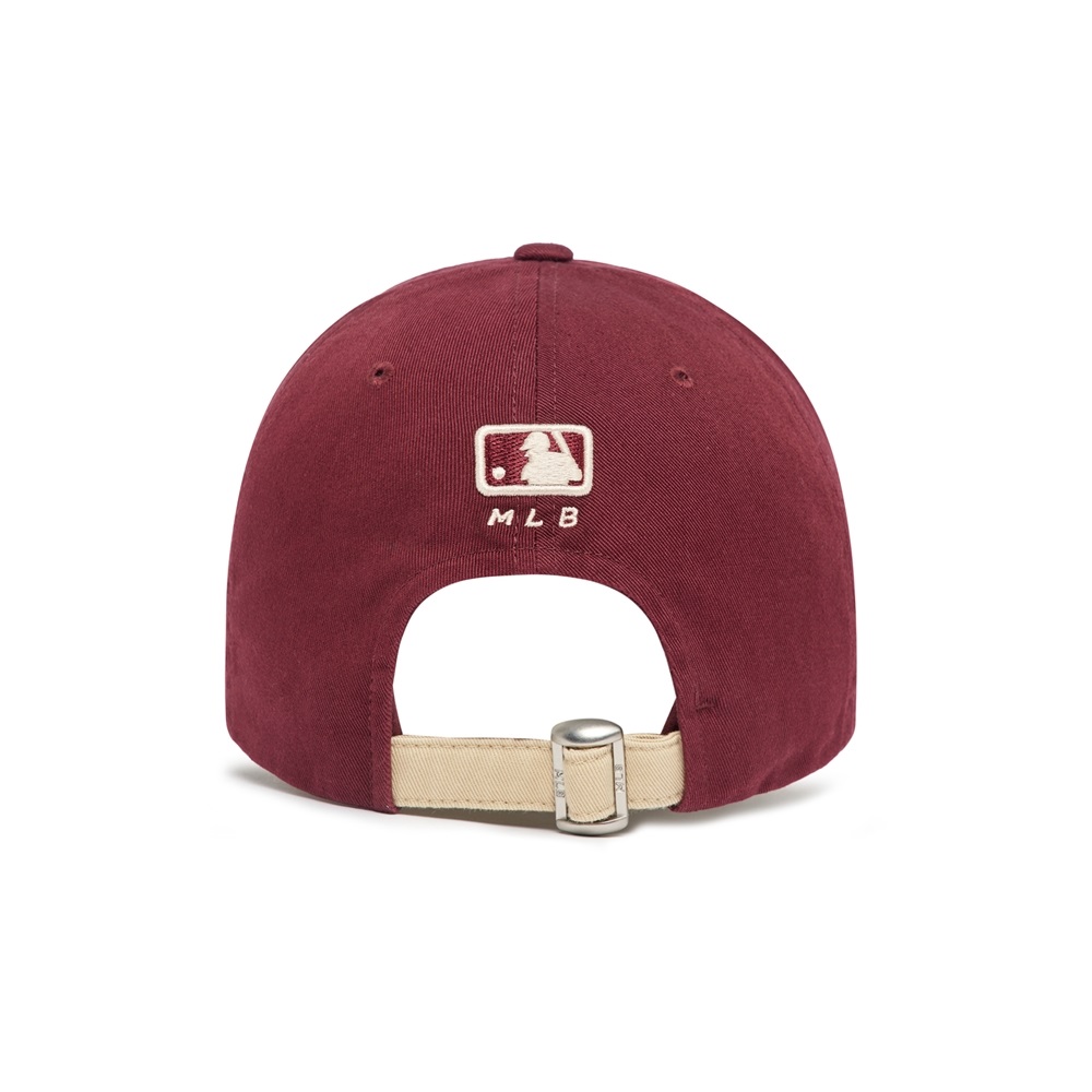 Nón MLB Basic Coloration Ball Cap Cleveland Guardians Red