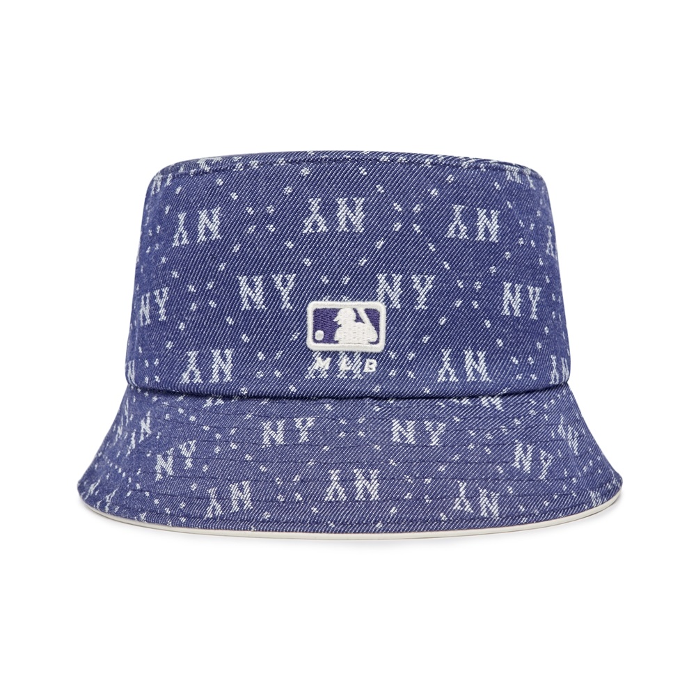 Nón MLB Denim Dia Monogram Bucket Hat New York Yankees D.Navy