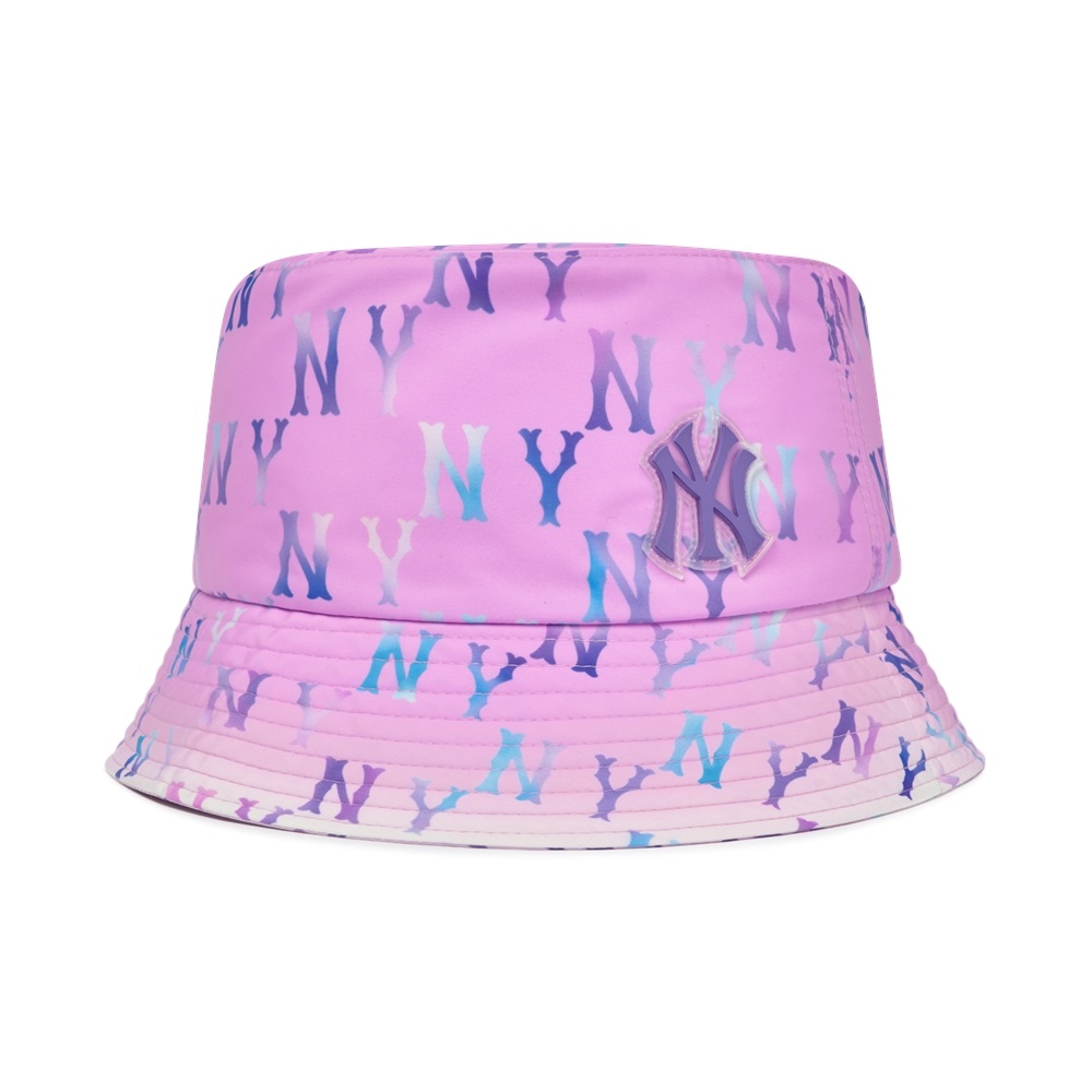 Nón MLB Gradient Monogram Bucket Hat New York Yankees Violet