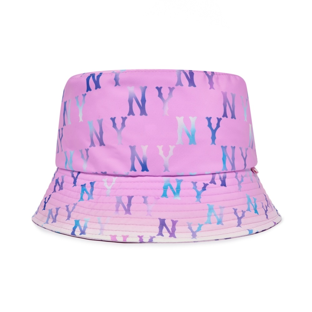 Nón MLB Gradient Monogram Bucket Hat New York Yankees Violet