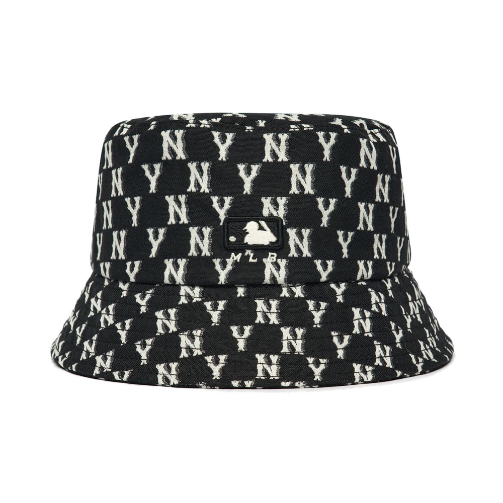 Nón MLB Monogram Classic Bucket Hat New York Yankees Black