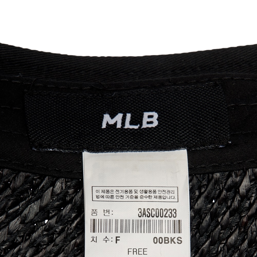 Nón MLB Raffia Sun Cap Major League Baseball Black