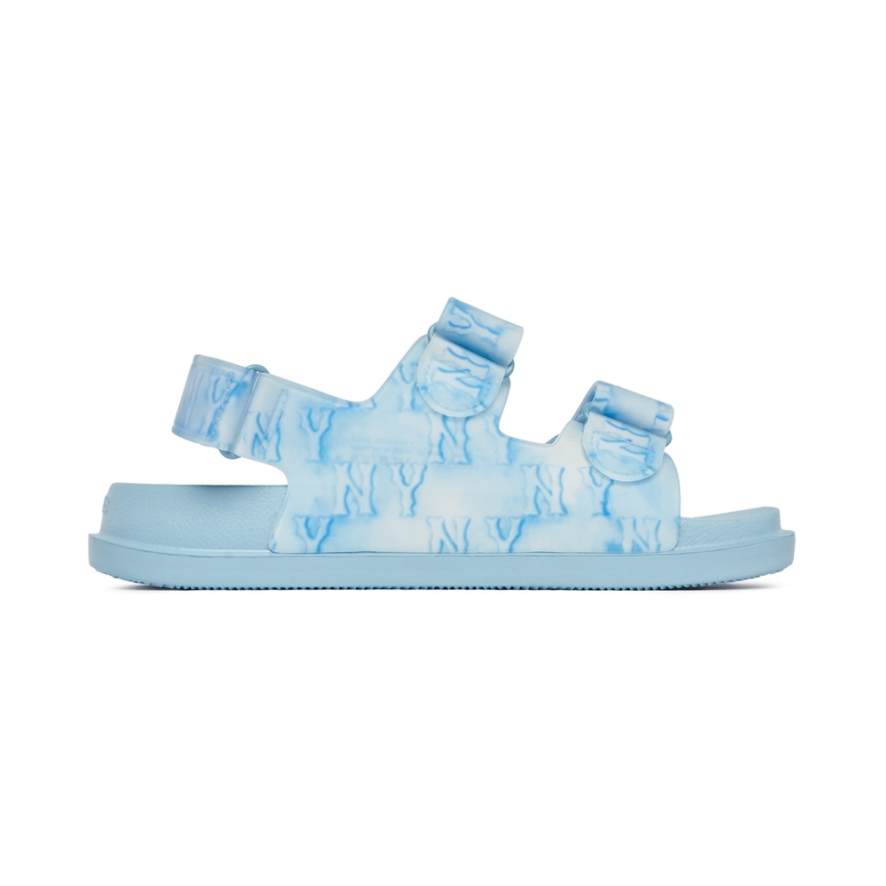 Sandals MLB Chunky Water Monogram New York Yankees Aqua Blue