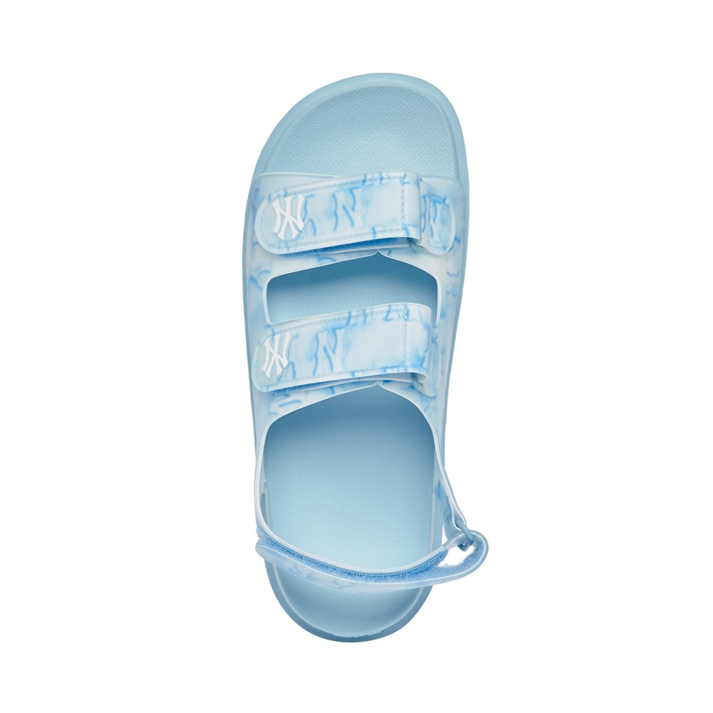 Sandals MLB Chunky Water Monogram New York Yankees Aqua Blue