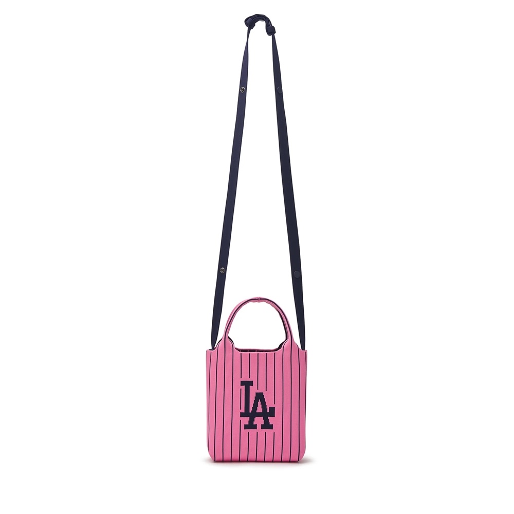 Túi MLB Korea Basic Big Logo Knit Cross Bag LA Dodgers Pink