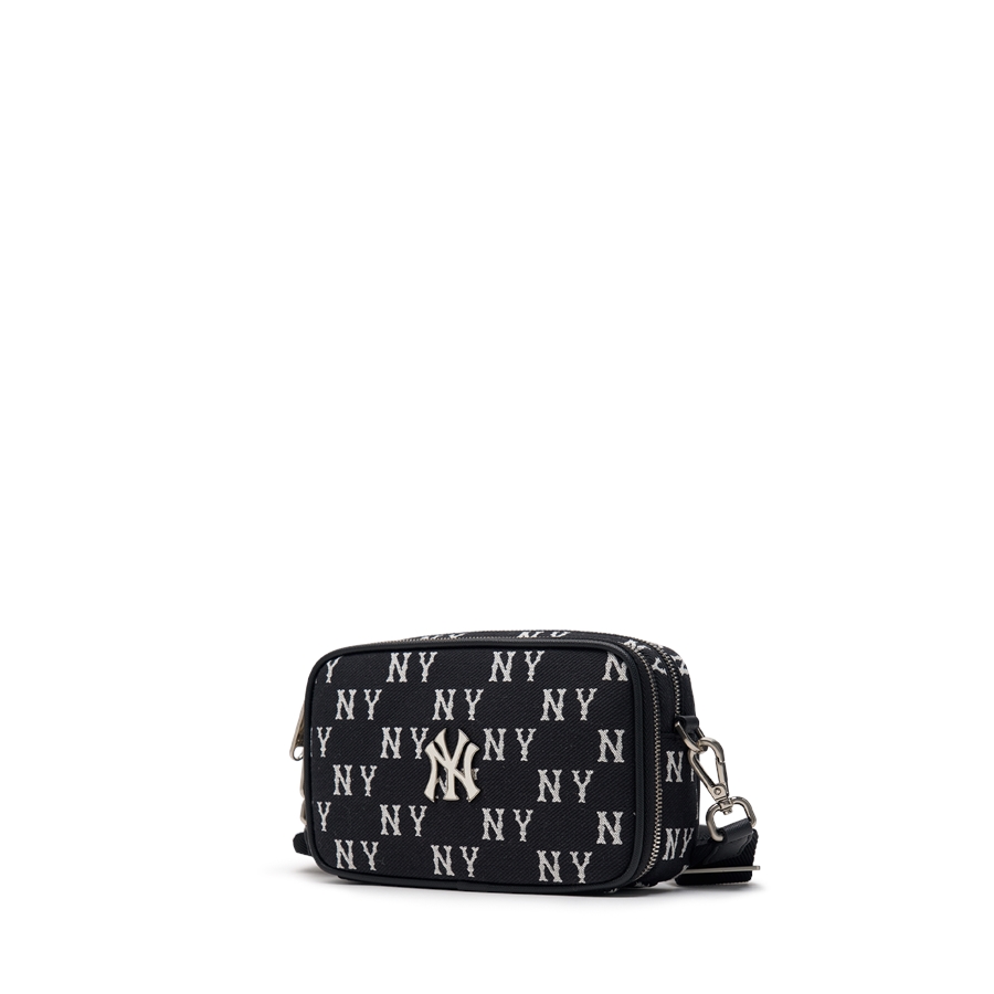 Túi MLB Korea Monogram Jacquard Mini Cross Bag New York Yankees Black