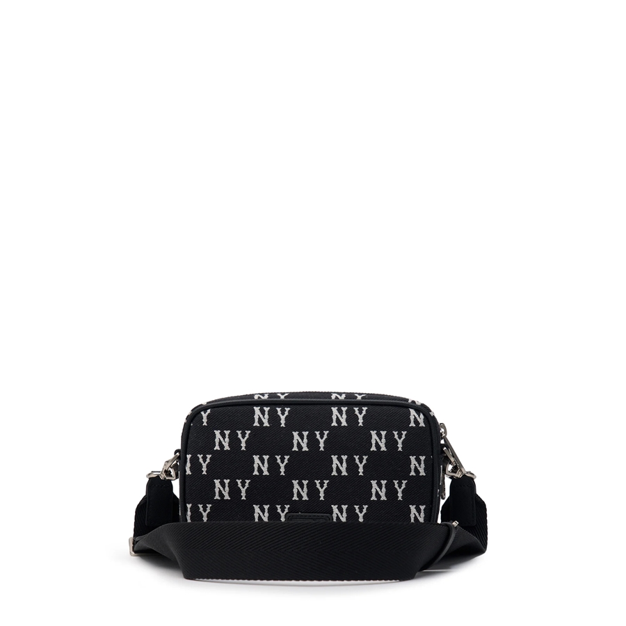 Túi MLB Korea Monogram Jacquard Mini Cross Bag New York Yankees Black