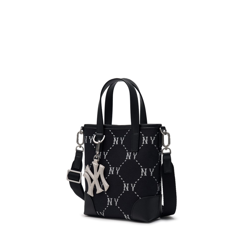 Túi MLB Korea Diamond Monogram Jacquard Mini Cross Bag New York Yankees Black