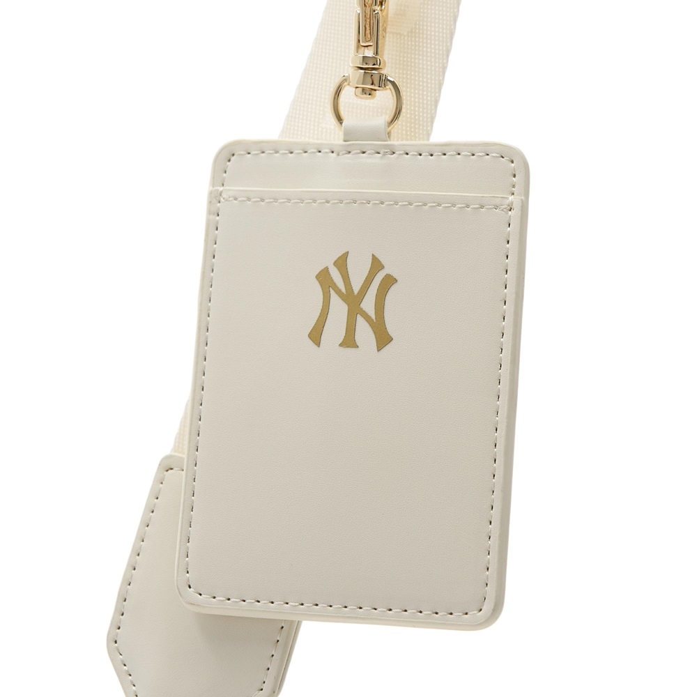 Túi MLB Korea Dia Monogram JQD Camera Bag New York Yankees Cream
