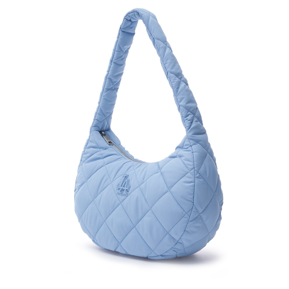 Túi MLB Korea Quilted Hobo Bag Medium LA Dodgers Blue