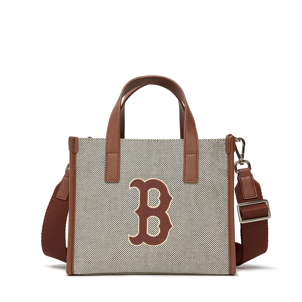 Túi MLB Basic Big-Logo Canvas Small Tote Bag Boston Red Sox D.Brown