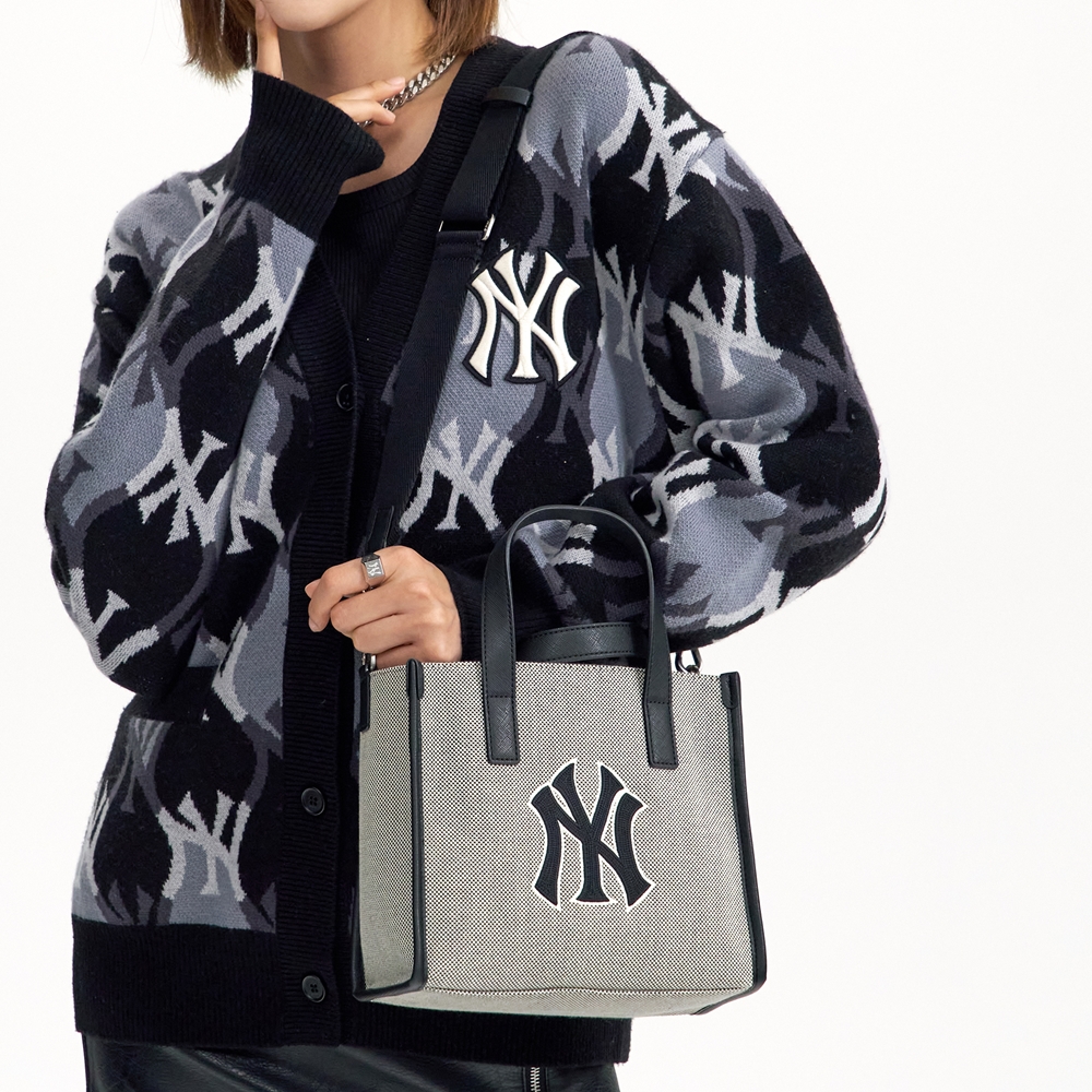 Túi MLB Basic Big-Logo Canvas Small Tote Bag New York Yankees Black