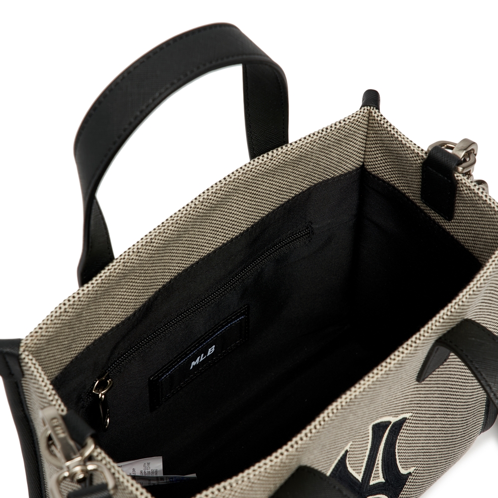 Túi MLB Basic Big-Logo Canvas Small Tote Bag New York Yankees Black