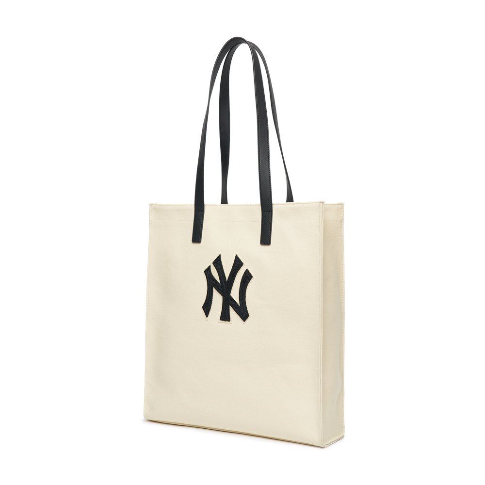 Túi MLB Canvas Tote Bag New York Yankees Cream