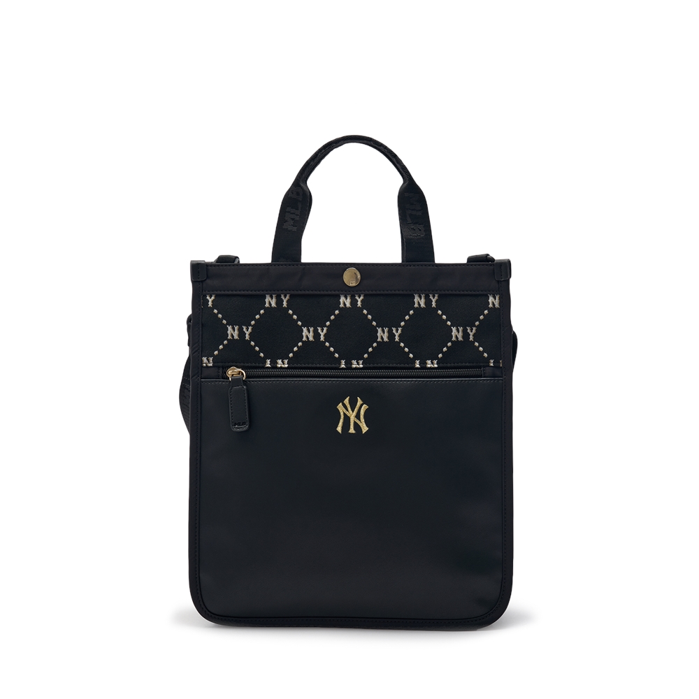 Túi MLB Korea Diamond Monogram Sub Bag New York Yankees Black