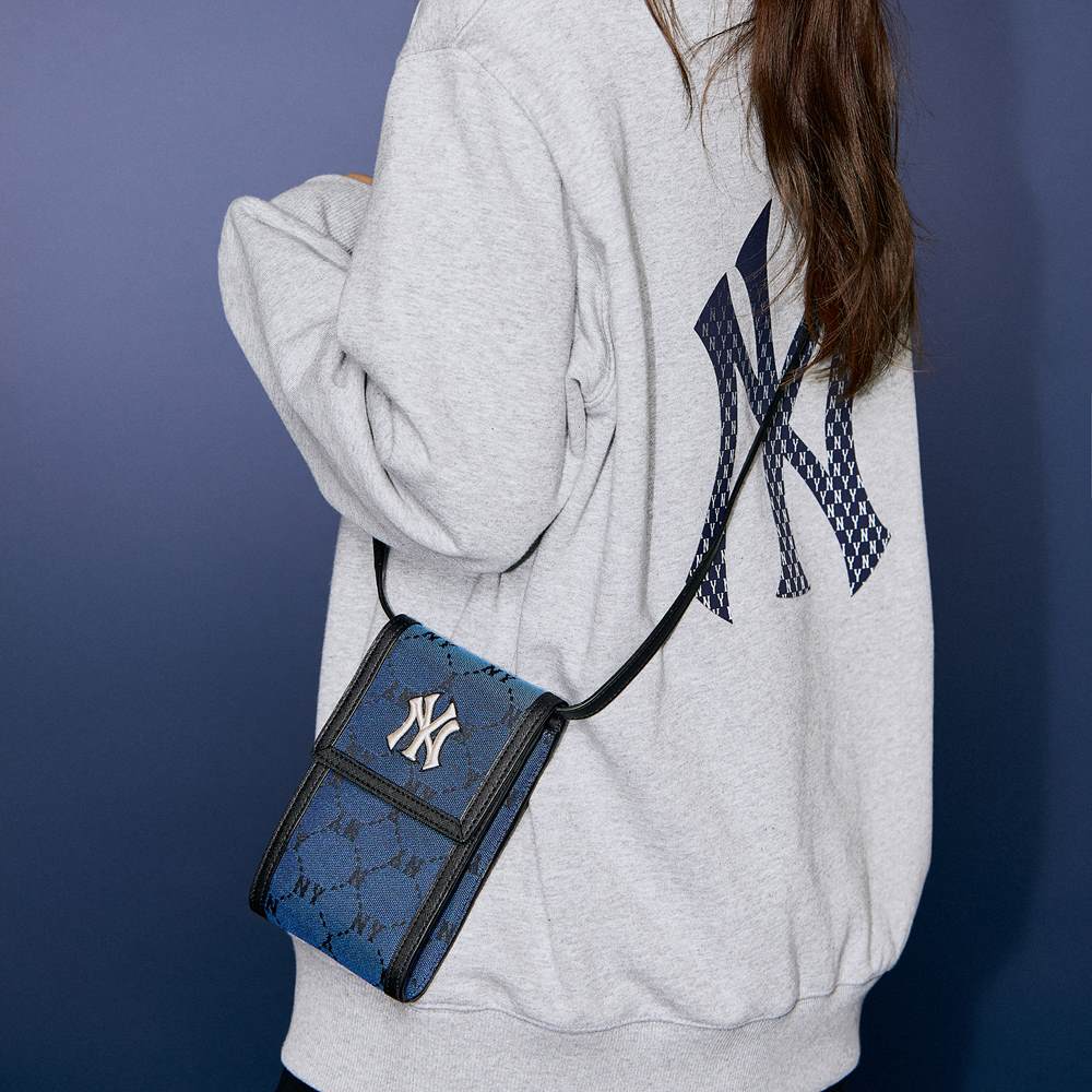 Túi MLB Dia Monogram Phone Pouch New York Yankees D.Blue