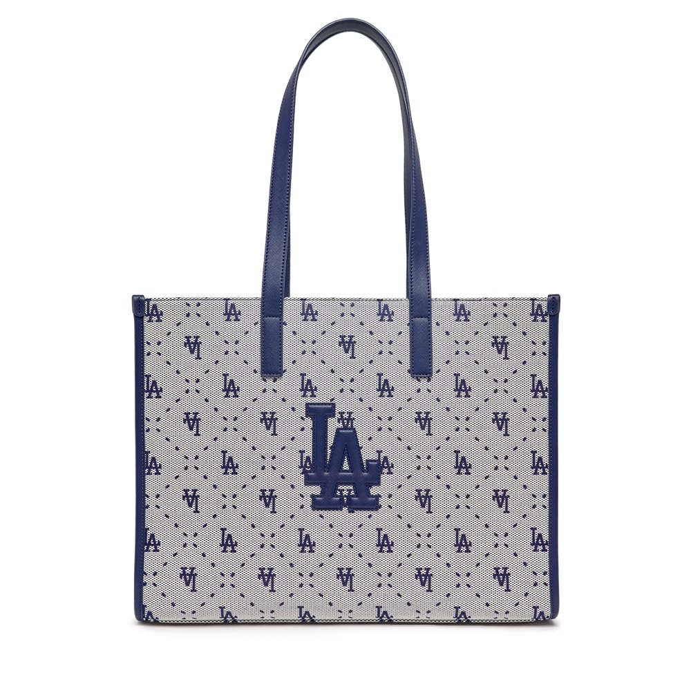 Túi MLB Diamond Monogram Jacquard Large Tote Bag LA Dodgers L.Navy