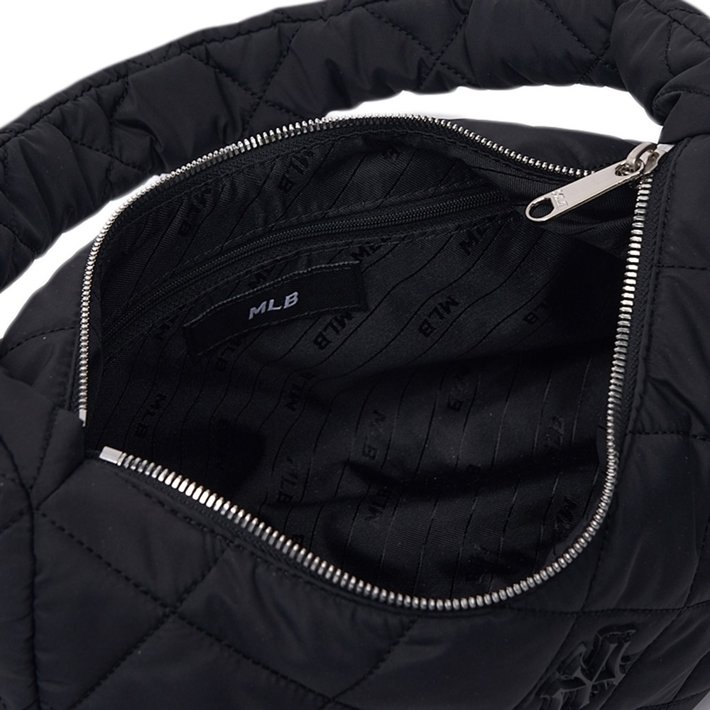 Túi MLB Korea Quilted Hobo Bag Medium New York Yankees Black