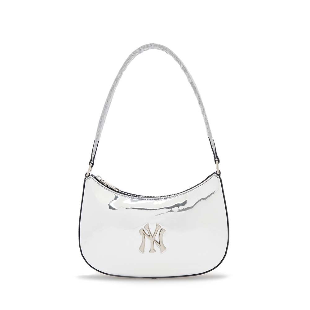 Túi MLB Korea Silver Hobo Bag New York Yankees