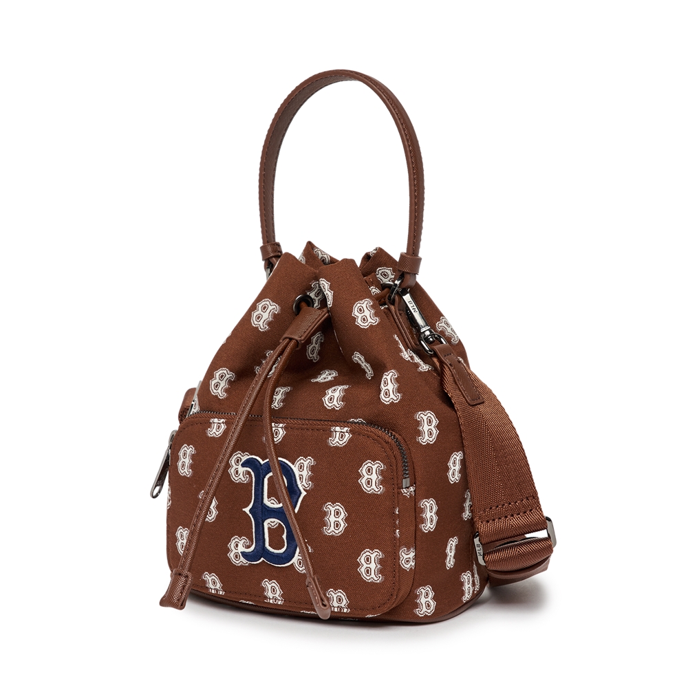 Túi MLB Monogram Bucket Bag Boston Red Sox D.Brown