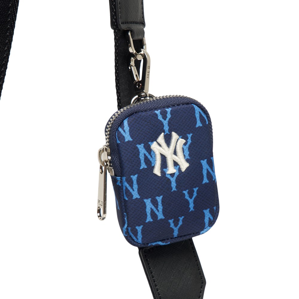 Túi MLB Korea Monogram Mini Cross Bag New York Yankees L.Navy