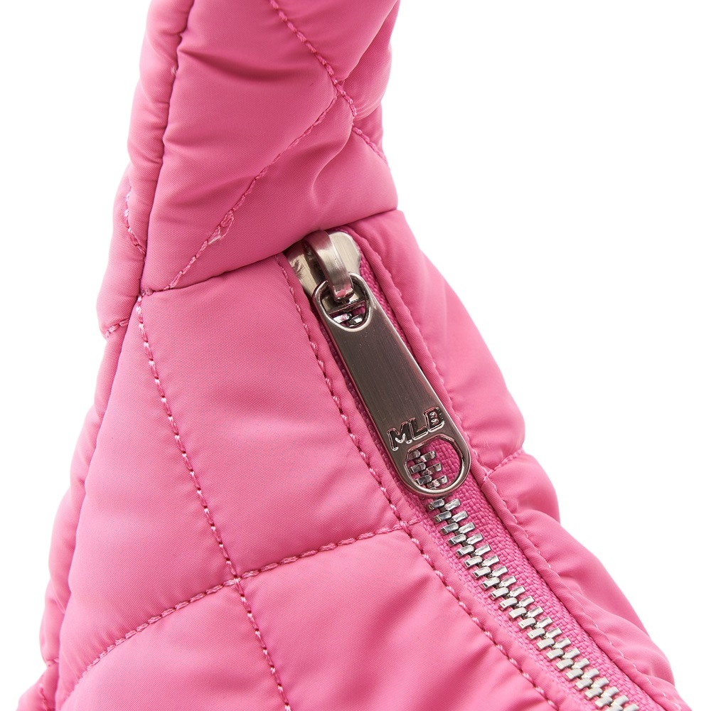 Túi MLB Korea Quilted Hobo Bag Medium Cleveland Guardians Pink