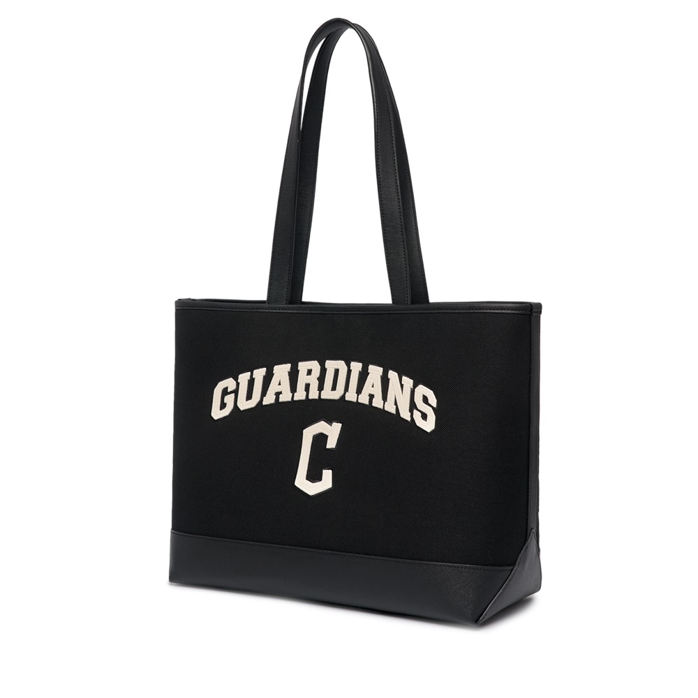 Túi Korea MLB Varsity Canvas Shopper Bag Cleveland Guardians Black