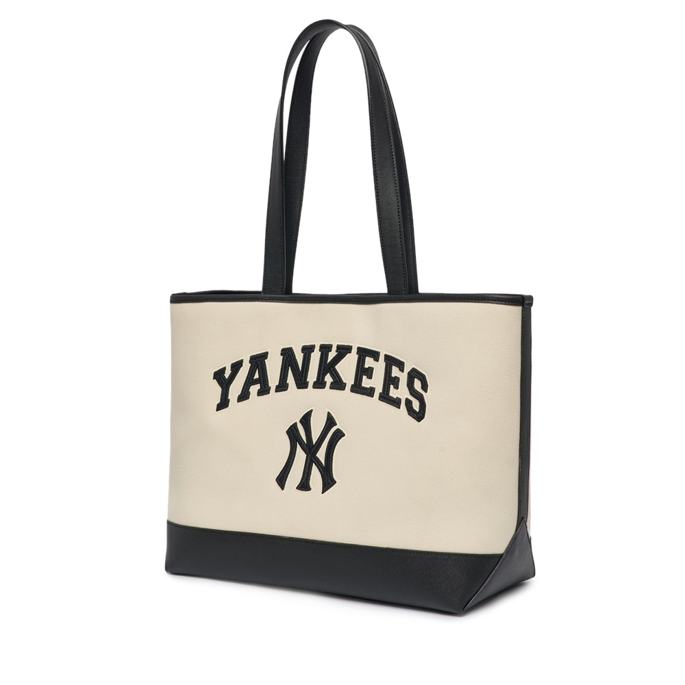 Túi MLB Korea Varsity Canvas Shopper Bag New York Yankees D.Cream