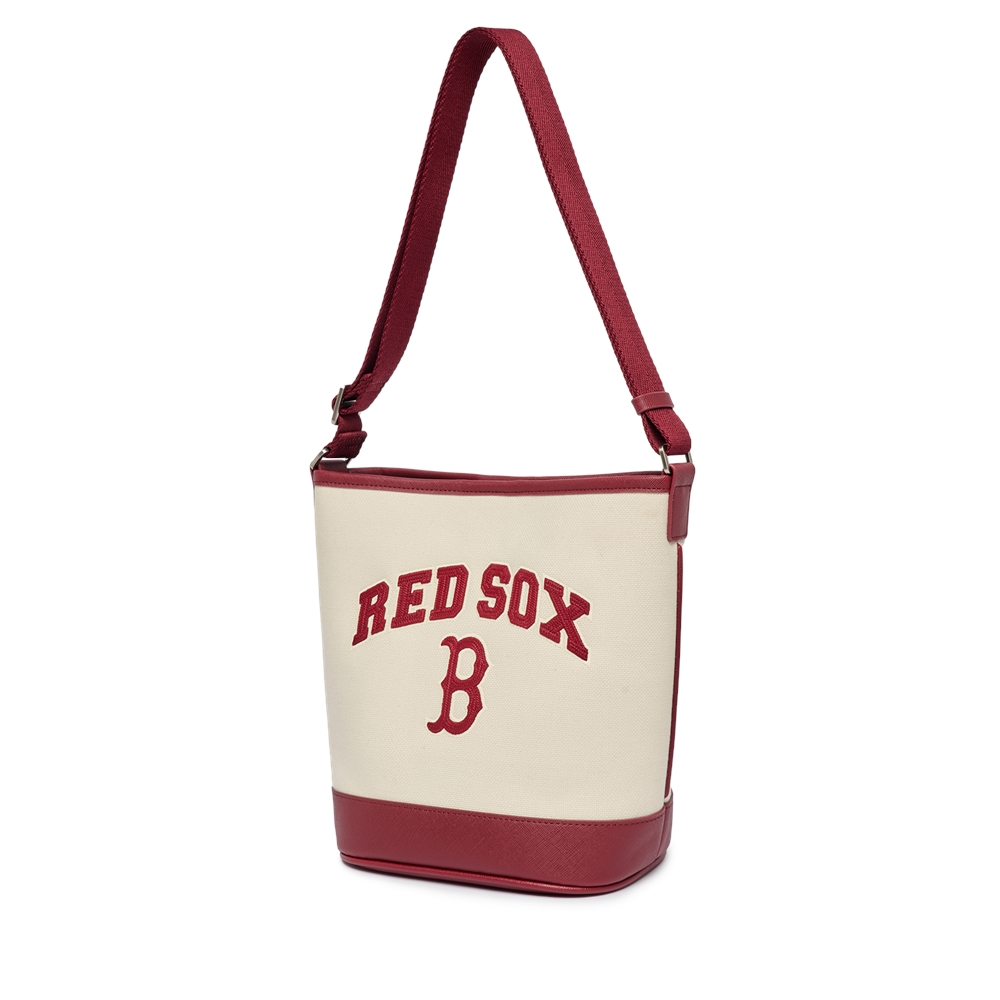 Túi MLB Varsity Basic Canvas Bucket Bag Boston Red Sox D.Cream