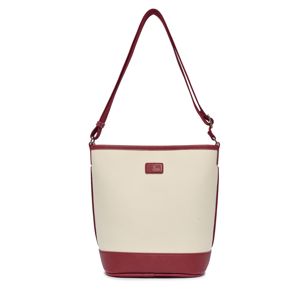 Túi MLB Varsity Basic Canvas Bucket Bag Boston Red Sox D.Cream