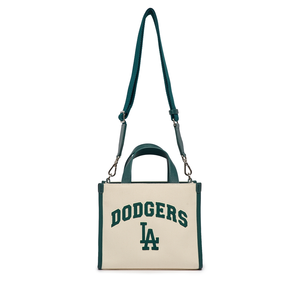 Túi MLB Varsity Basic Canvas Mini Tote Bag LA Dodgers Cream