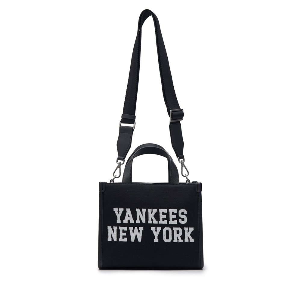 Túi MLB Korea Varsity Jacquard Tote Bag New York Yankees Black