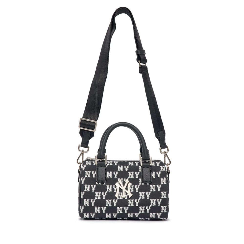 Túi MLB Classic Monogram Jacquard Boston Bag New York Yankees Black