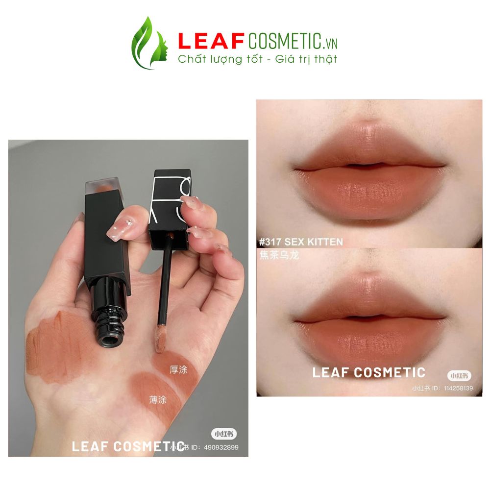 Son Kem Nars Air Matte Ultra Lip Tint #317 Sex Kitten - Cam Nâu Chính Hãng