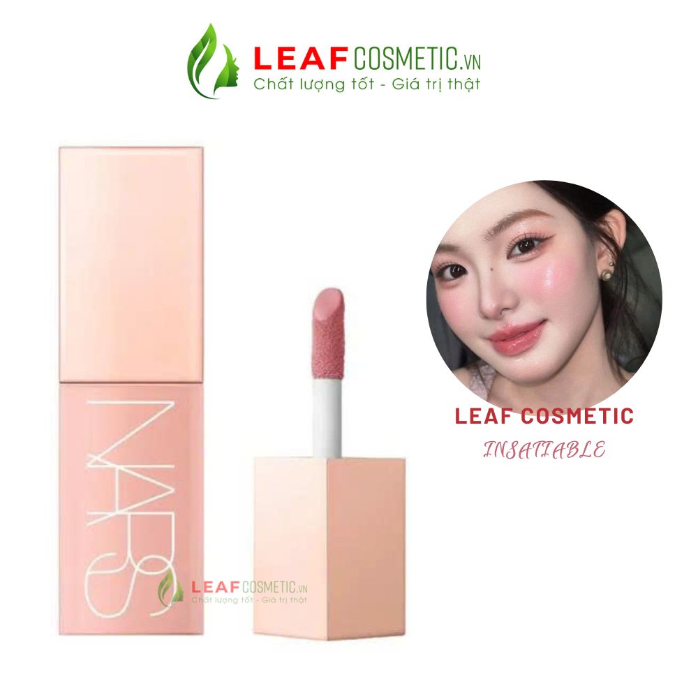Má Hồng Kem NARS Afterglow Liquid Blush Insatiable - Màu Hồng Đào Nude chính hãng