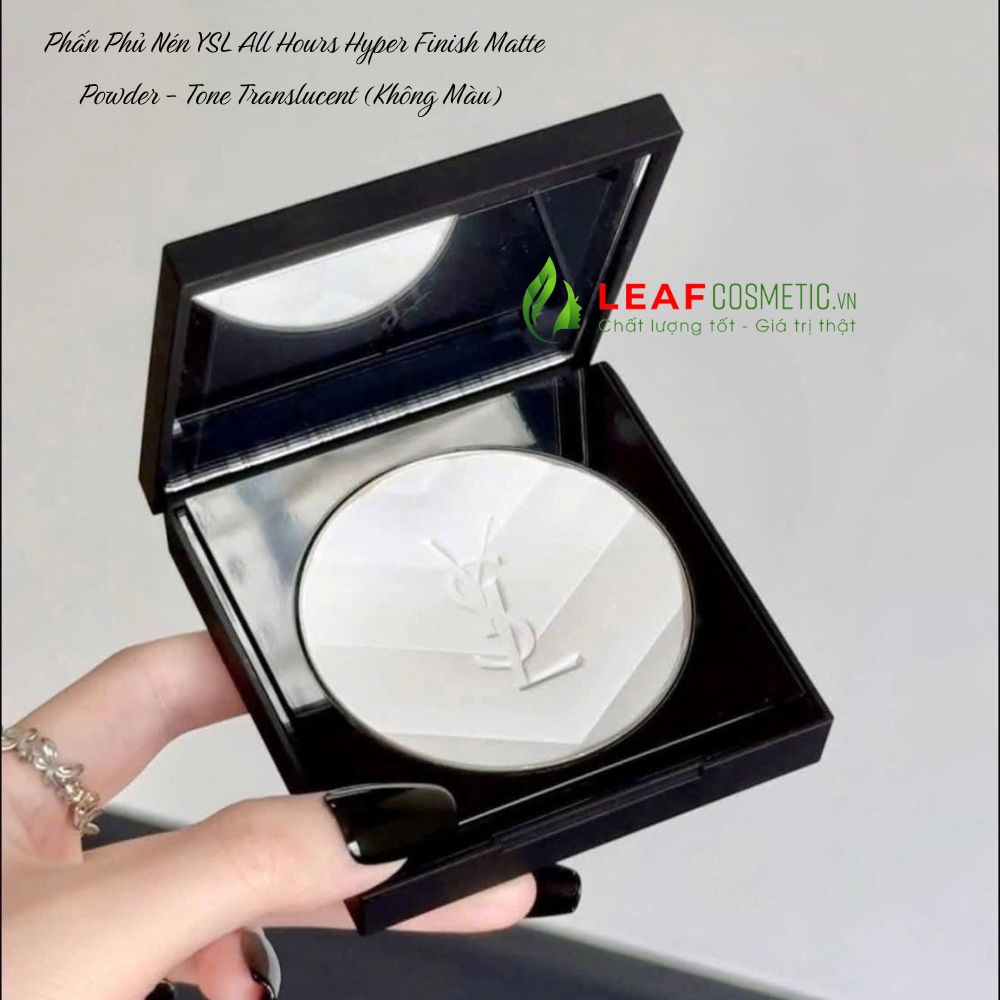 Phấn Phủ Nén YSL All Hours Hyper Finish Matte Powder Tone Translucent - Không Màu chính hãng