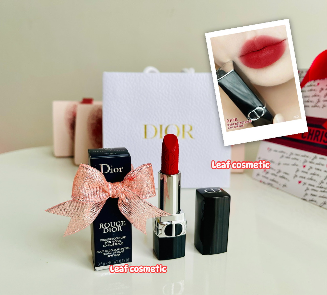 Set Quà Dior Rouge Velvet 999 - Đỏ Tươi (Limited) chính hãng