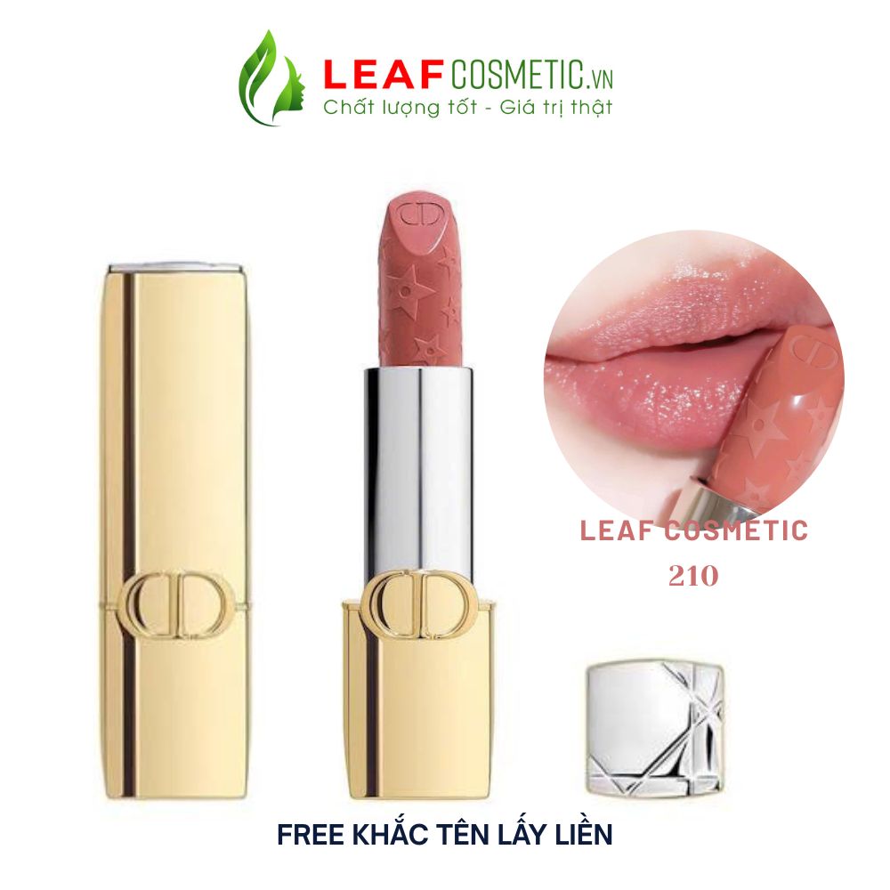 Son Dior Rouge Dior Satin 210 Circus màu hồng nude đào chính hãng