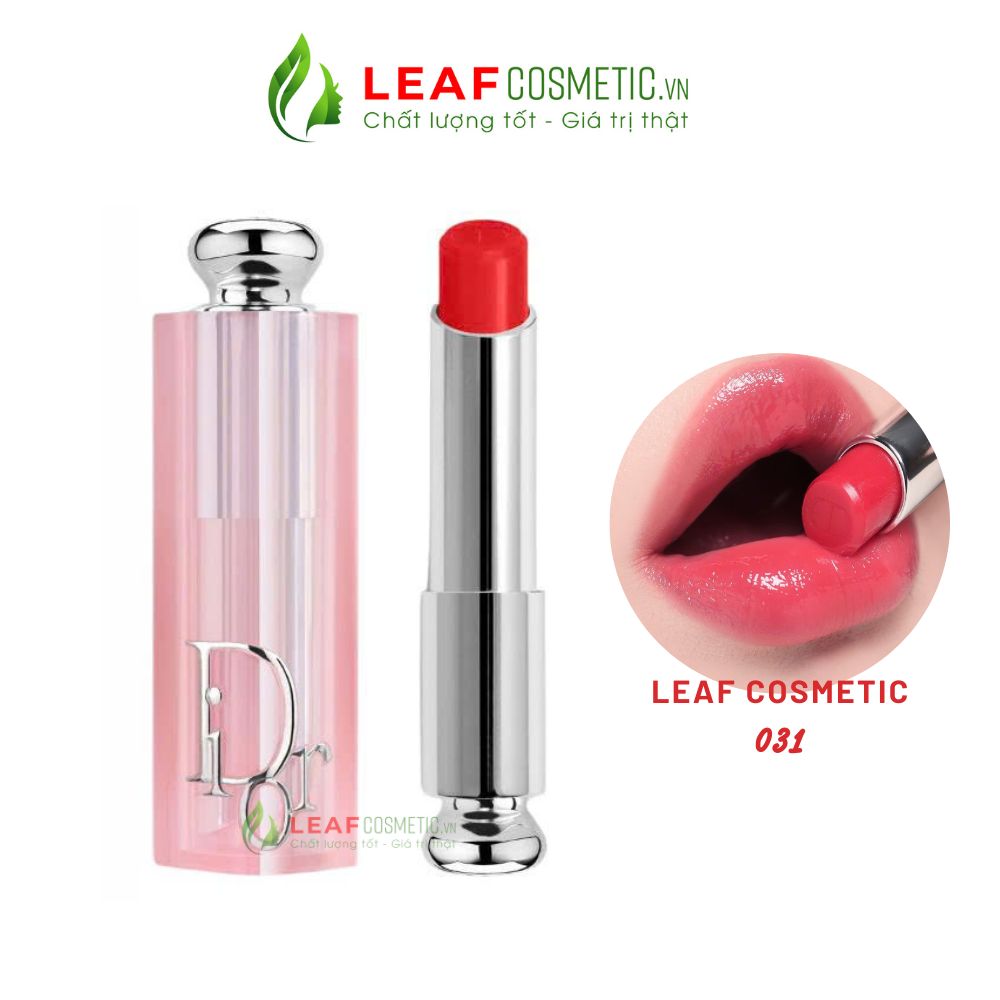 Son Dưỡng Dior Addict Lip Glow 031 Strawberry Đỏ Dâu chính hãng