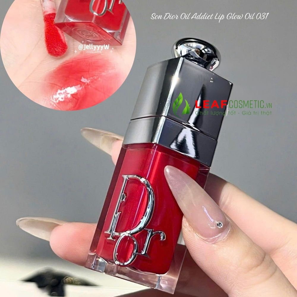 Son Dưỡng Dior Addict Lip Glow Oil 031 Strawberry Đỏ Dâu chính hãng