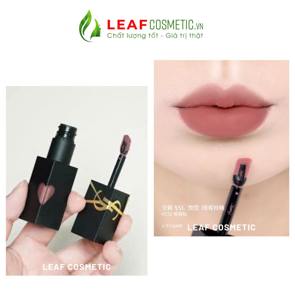 Son Kem YSL The Inks Blur 232 Mauve Captivation Hồng Đất chính hãng