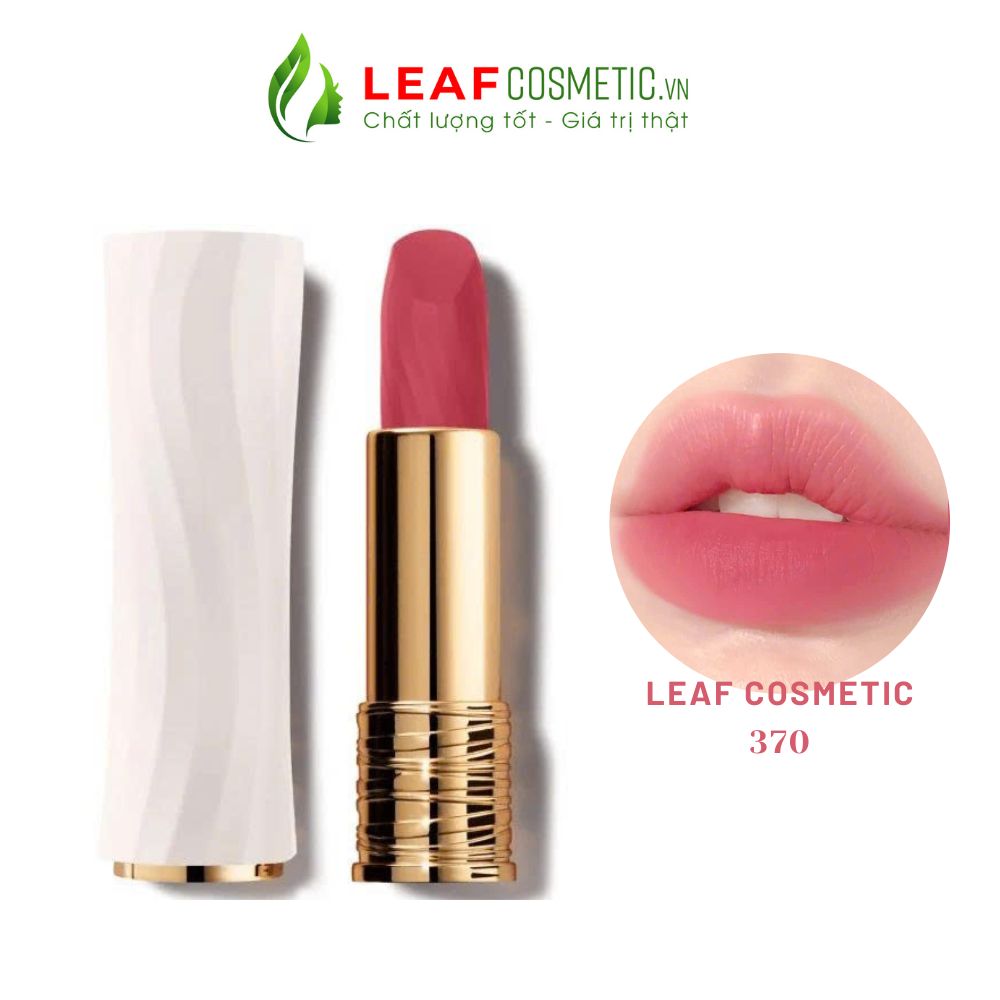 Son Lancôme L’Absolu Rouge Intimatte 370 Flush of Love màu hồng khô