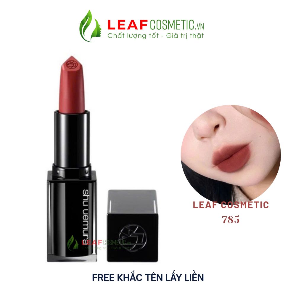 Son Shu Uemura Rouge Unlimited Matte M BR 785 màu đỏ nâu đất