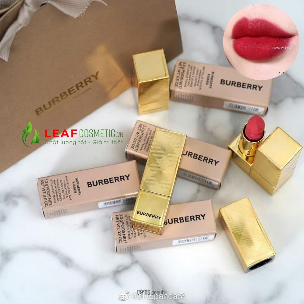 Son Thỏi Burberry 106 The Red Mini Đỏ Tươi chính hãng
