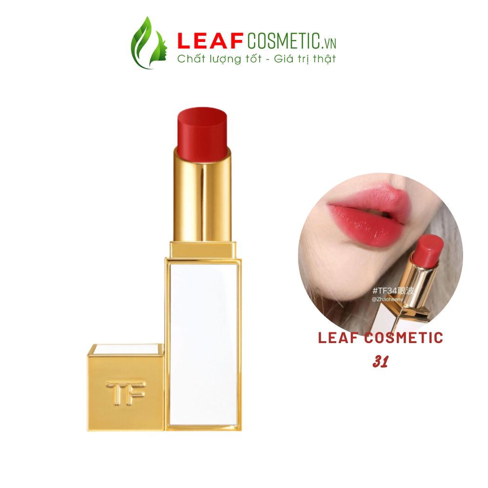 Son Thỏi Tom Ford Soleil Ultra Shine 34 Rose Irise Đỏ Cherry chính hãng