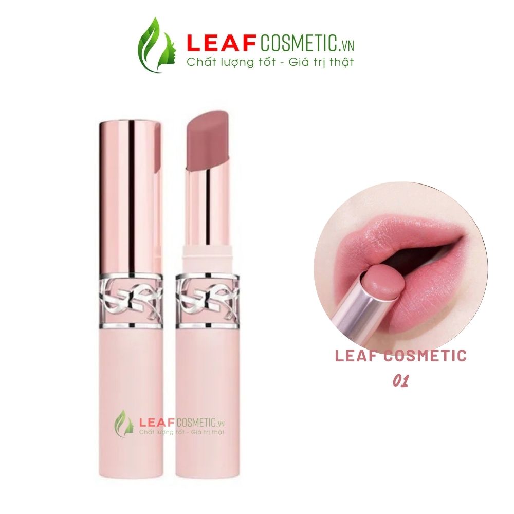 Son Thỏi YSL Lovenude Lip Blusher 01 Undressed Pink chính hãng