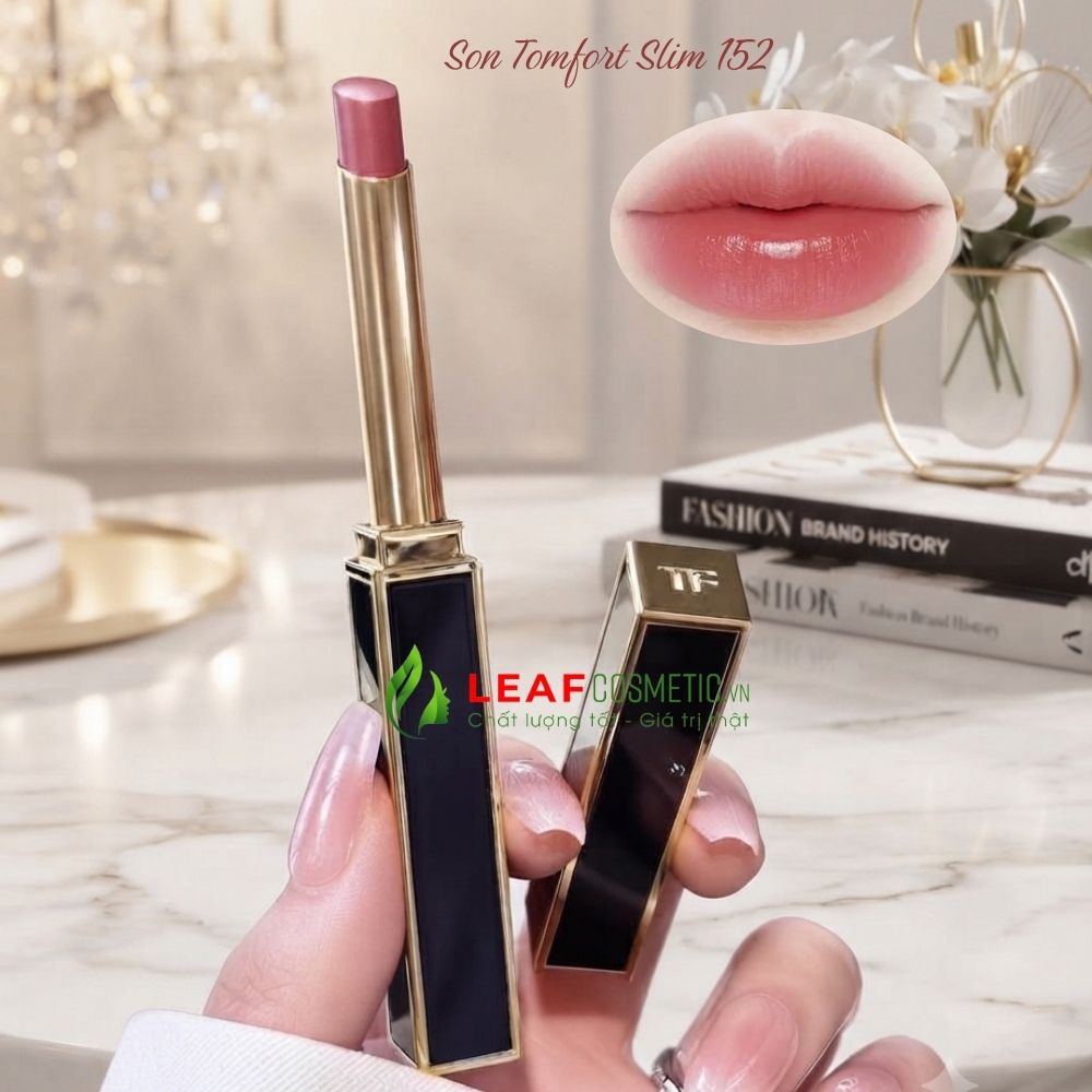 Son Tom Ford Slim Lip Color Shine 152 Rose Corset – Màu Hồng San Hô