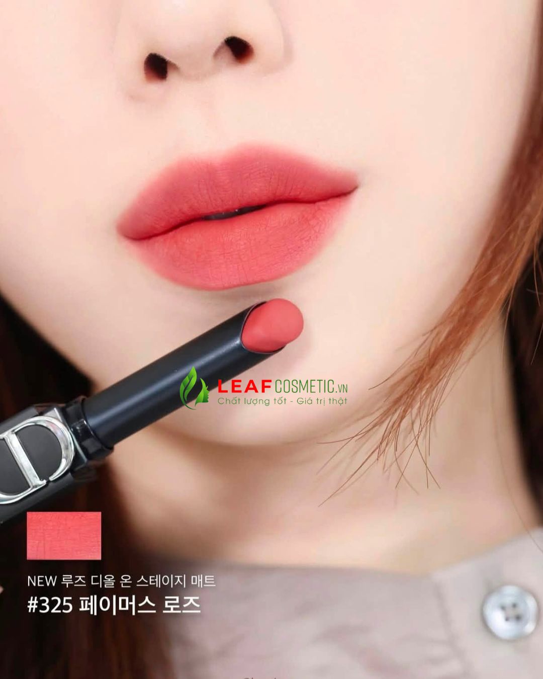 Màu son Dior 325 Famous Rose – Màu Hồng Cam