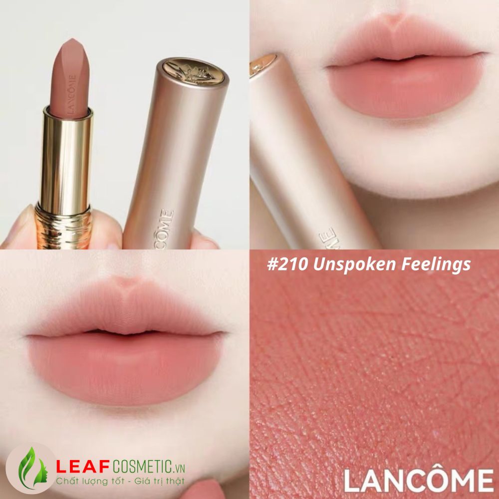 Màu son Lancome 210 cam đất tự nhiên tôn da